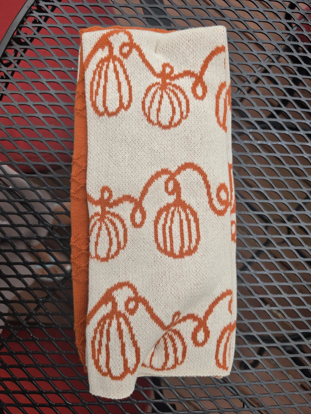 The Farmhouse Rachel Ashwell Orange Pumpkin Kitchen Towel Set